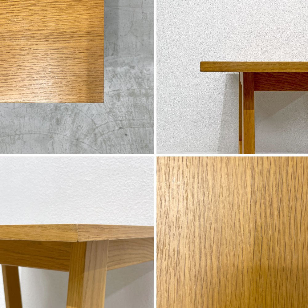 ウニコ unico ノート NOTE ダイニングテーブル オーク材 W85cm ナチュラル 〓