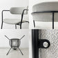 ワークプラス Work Plus ホアカチェア HOAKA CHAIR アームチェア スタッキング スチールフレーム ファブリック グレー アスプルンド取扱 B ●