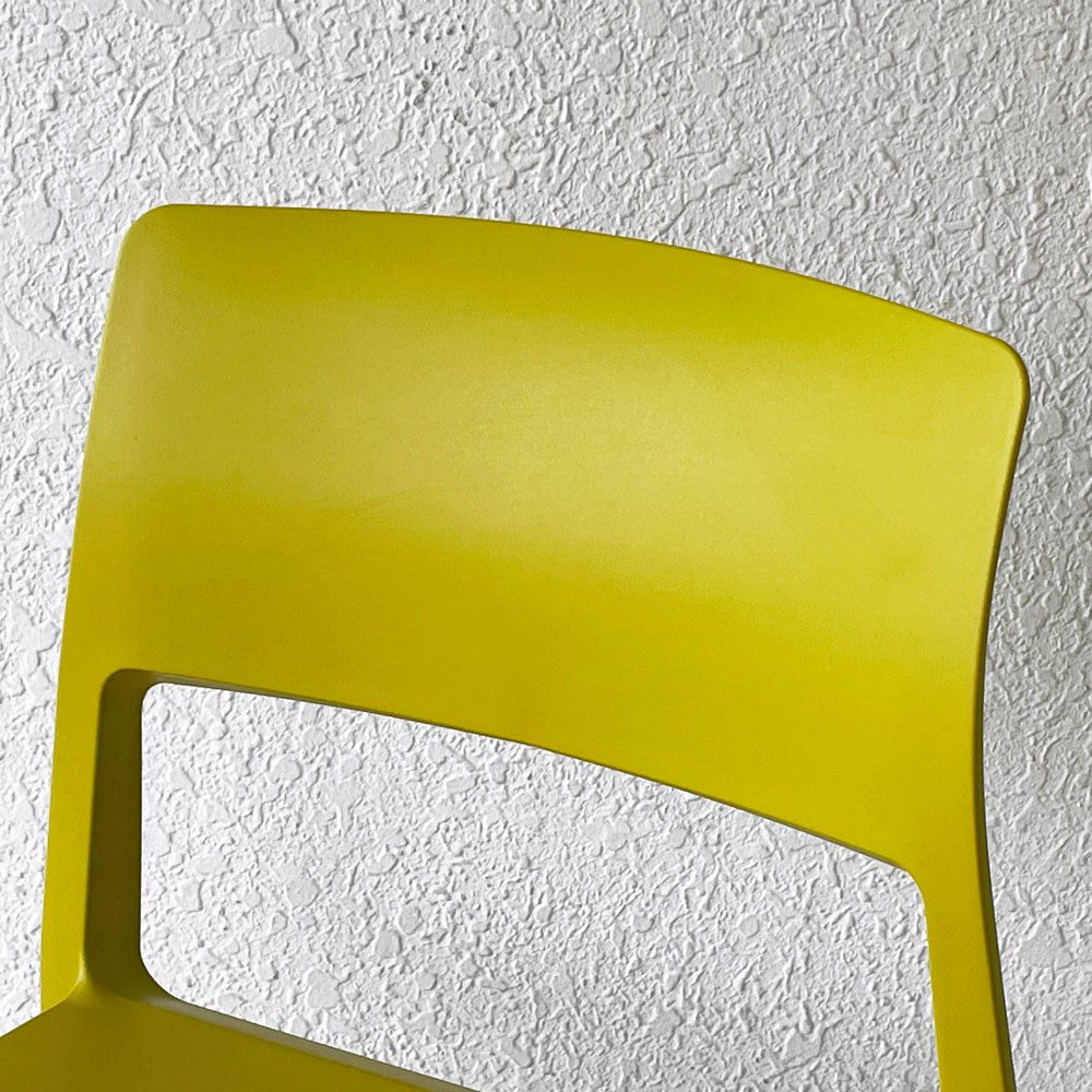 ヴィトラ Vitra ティプトン Tip Ton ワークチェア ダイニングチェア デスクチェア マスタード スタッキング チルト機能 定価￥47,300- ◇