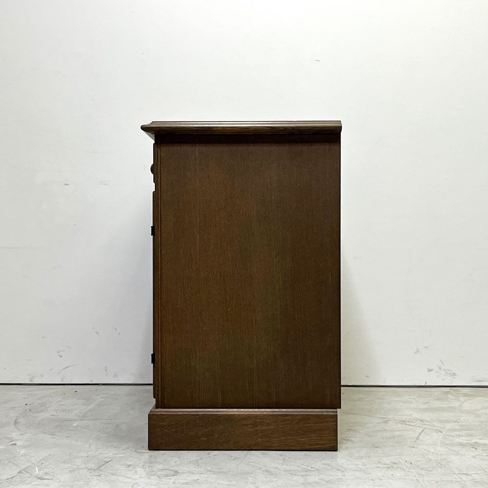 ダックス DUX オーク材 サイドボード キャビネット 2ドロワー W86cm クラシカルデザイン カントリーテイスト ●