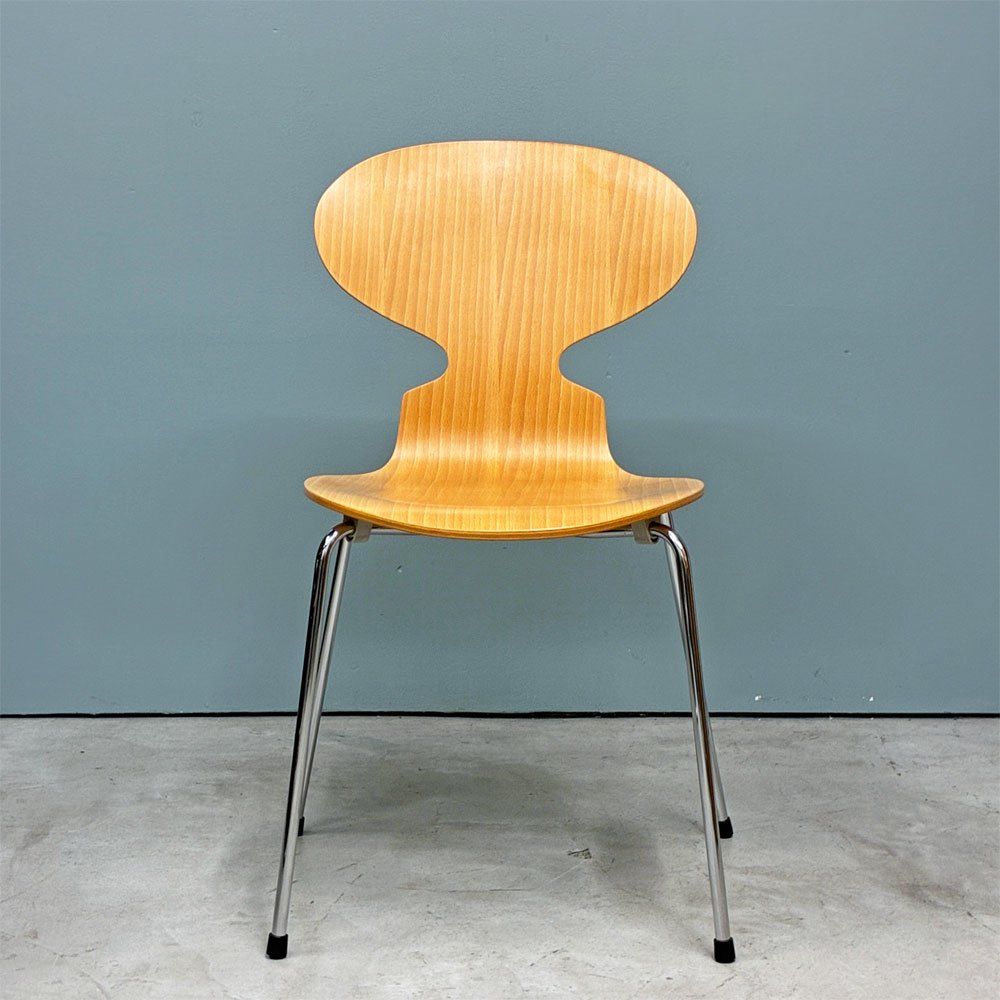 フリッツハンセン Fritz Hansen 3101 アリンコチェア アントチェア 4本脚 ナチュラルビーチ ラッカー仕上げ アルネ・ヤコブセン B ◎