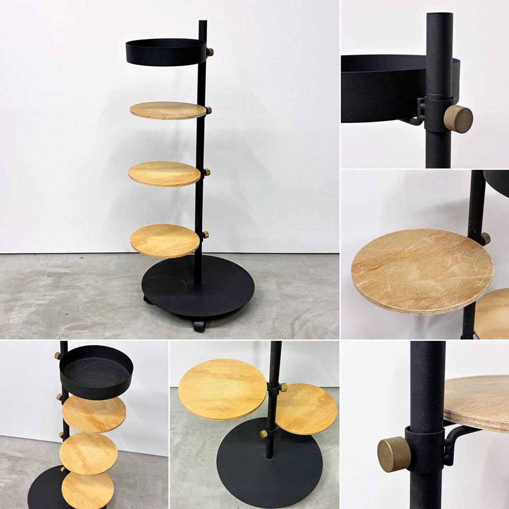サンワカンパニー SANWA COMPANY ドローアライン DRAW A LINE ムーブロッド Move Rod Table A×3 Tray Black×1 プランターラック ◎
