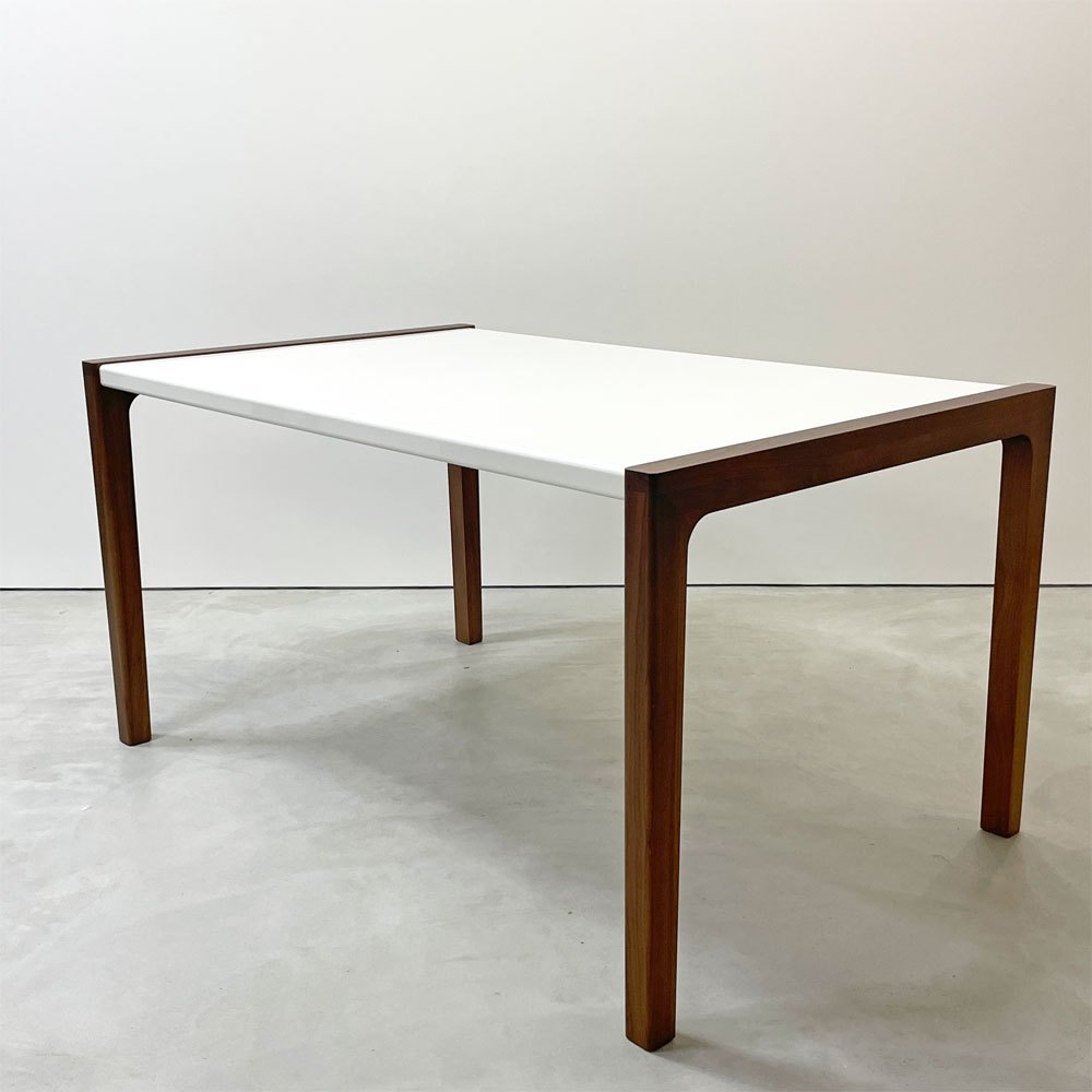 ベラコンテ bellacontte ブリッジ ダイニングテーブル W140cm DHラミネートｘウォールナット モダンデザイン ●