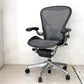 ハーマンミラー Herman Miller アーロンチェア Bサイズ ポスチャーフィット ウェイブ ポリッシュドアルミベース ビル・スタンフ ＆ ドン・チャドウィック ★