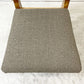クラッシュゲート CRASHGATE ノットアンティークス Knot Antiques ピケ PIKE チェア オーク材 ファブリック座面 ラタン チャコールグレー ビンテージスタイル ●