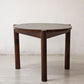 ピエールジャンヌレ Pierre Jeanneret ラウンドコーヒーテーブル Round coffee Table チーク無垢材 チャンディーガル ビンテージ 希少 ●