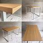 ビスレー BISLEY デスクプラン DESK PLAN Lフット ワーキングテーブル デスク オーク木目調 メラミン天板 スチール脚 W120cm イギリス ♪