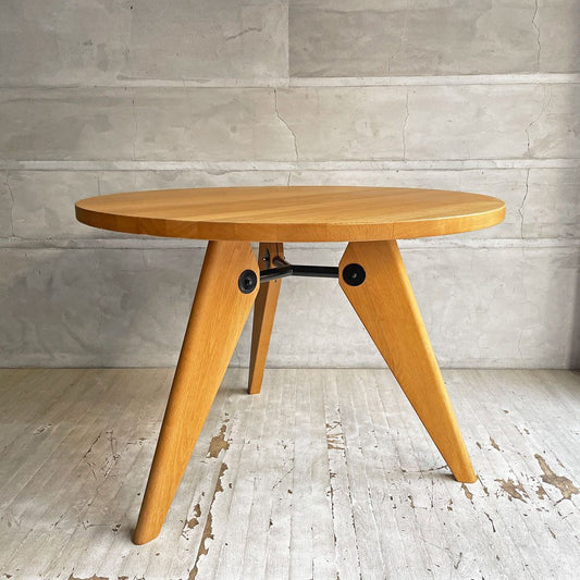 ヴィトラ vitra ゲリドン Gueridon ダイニングテーブル ラウンド ナチュラルオーク 無垢材 Φ105cm ジャン・プルーヴェ 定価￥399,300-