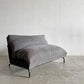 ジャーナルスタンダードファニチャー j.s.F ロデ RODEZ SOFA ヌードセカンド NUDE 2nd 2シーターソファ W110cm リクライニング スチール脚 インダストリアル 定価￥77,000- 〓