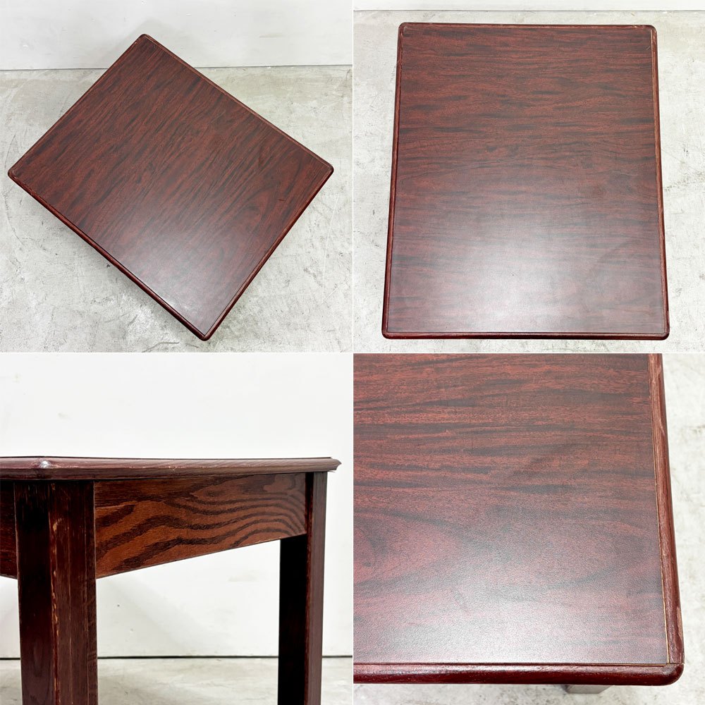 米軍放出品 エンドテーブル コーヒーテーブル W66cm PROPERTY OF U.S. GOVERNMENT （米国政府財産）ラベル付き ミリタリー ●