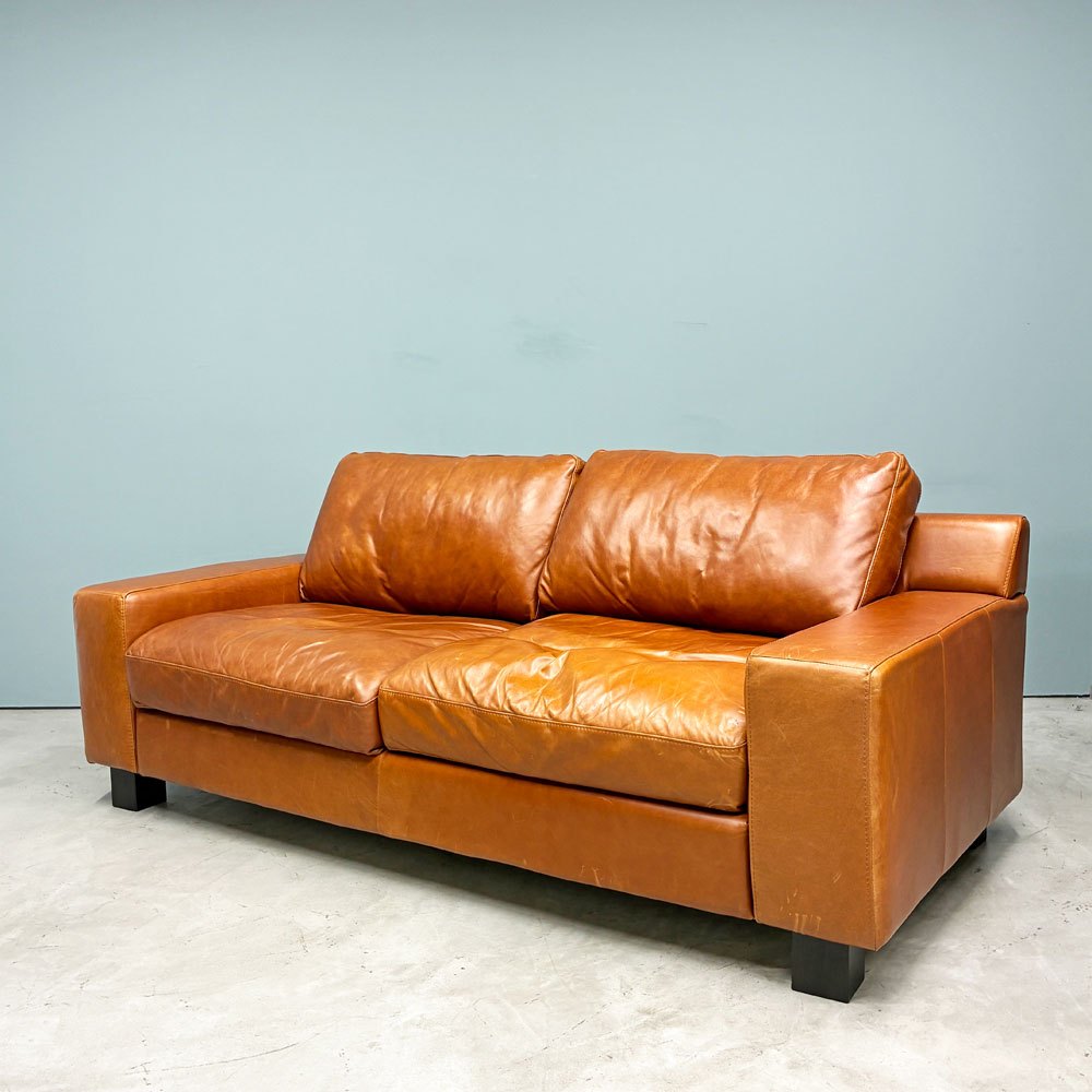 イデー IDEE セリュー ソファ プレミアム SERIEUX SOFA Premium 3Pソファ 3人掛け 本革 W190cm 定価￥399,900- ◎