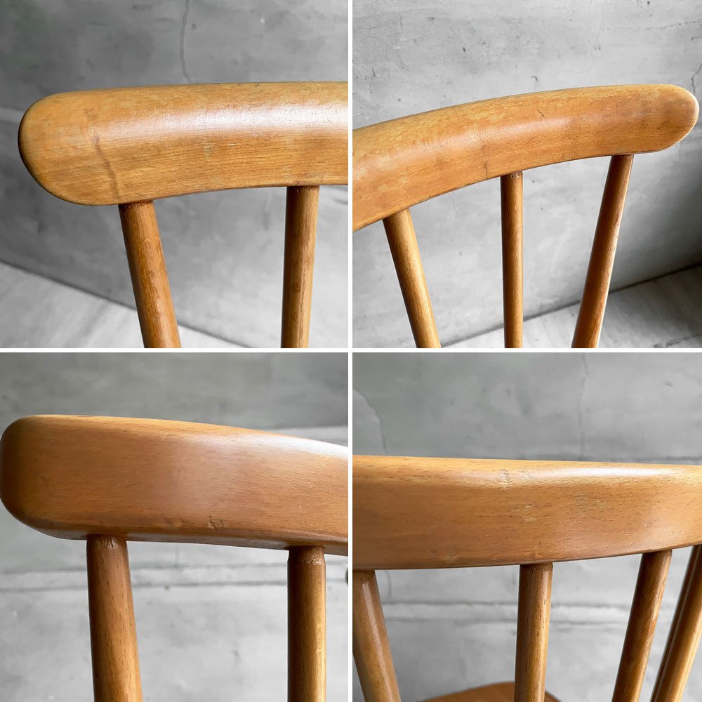 アーコール Ercol ボウバックチェア ファンバックチェア 5本タイプ エルム材 UKビンテージ Vintage 英国家具 ♪