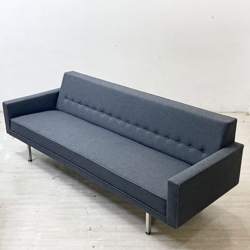ハーマンミラー Herman Miller モジュラーグループ ソファ Modular Group Sofa 3P 3シーターソファ W206cm ジョージ・ネルソン ミッドセンチュリー 希少 ●