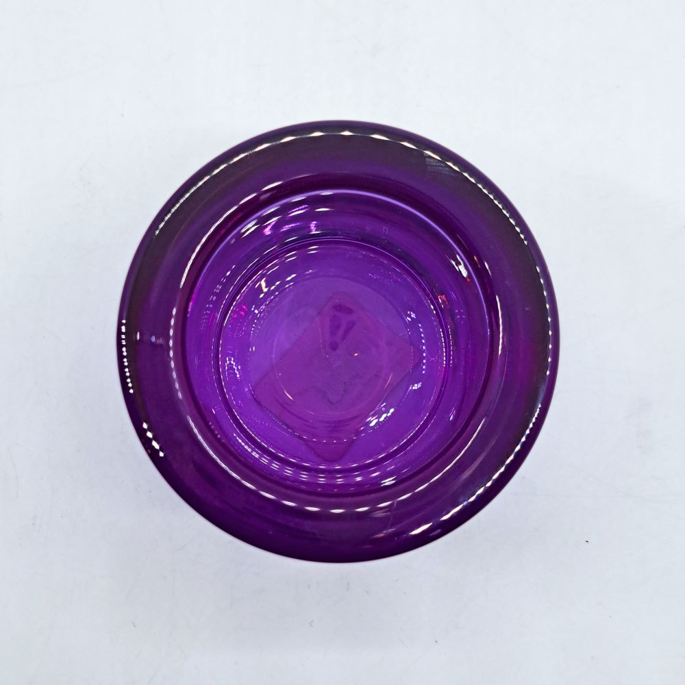 イッタラ iittala マリメッコ marimekko キビ kivi キャンドルホルダー アメジスト 60mm フィンランド 北欧雑貨 廃番カラー ●