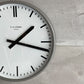 パシフィックファニチャーサービス PACIFIC FURNITURE SERVICE ウォールクロック E.A.COMBS 壁掛け時計 スチール製 シルバー インダストリアル ♪
