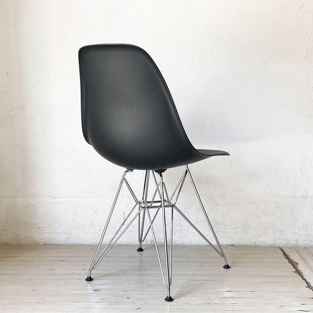 ハーマンミラー Herman Miller サイドシェルチェア ポリプロピレン製 ブラック エッフェルベース C&R イームズ ミッドセンチュリー A ★