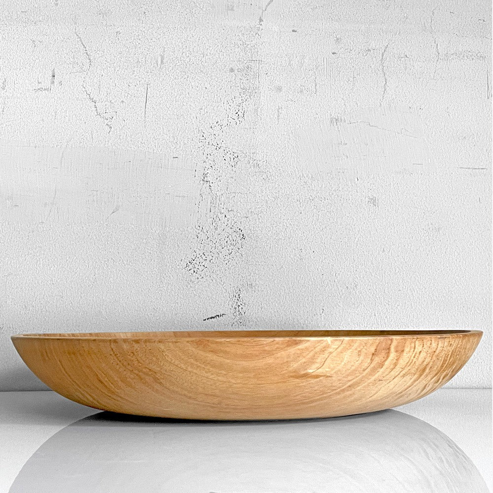 三谷龍二 Ryuji Mitani 山桜 浅鉢 大皿 サラダボウル フルーツボウル Φ33cm 木の器 木工 現代作家 ■