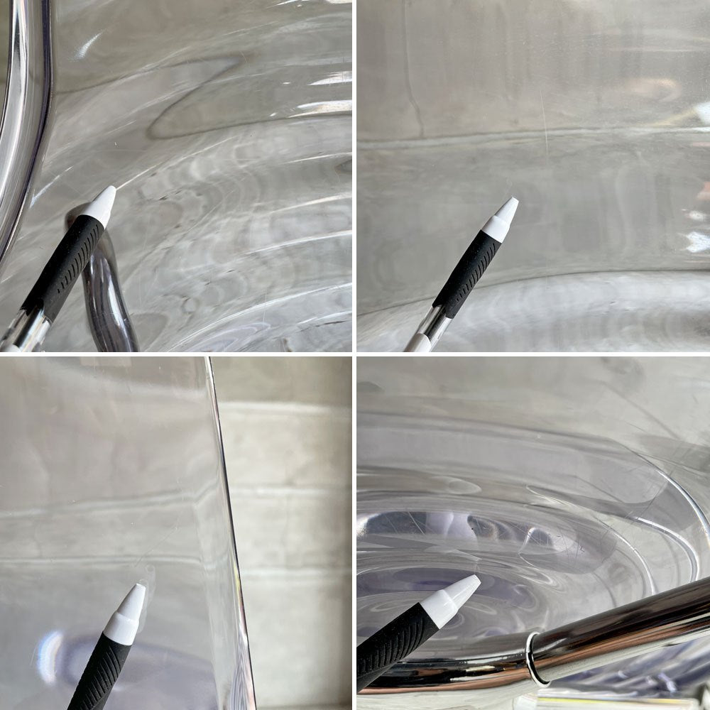 カリガリス Calligaris コヌビア connubia ロゥ L'EAU ダイニングチェア トランスペアレントアクアマリン アクリル Archirivolto イタリア モダンデザイン 参考定価￥43.800- A ♪
