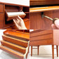 アクタス ACTUS ハンドワーク・ファニチャー Hand Work Furniture ライティングビューロー  マホガニー材 W80cm 北欧スタイル ●