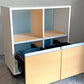 ウィルクハーン Wilkhahn ミナモ Minamo ファイリングシェルフ Filing Shelf 2ドロワー 2列2段 ビーチ材 アルミフレーム アクリルパネル キャスター仕様 コクヨ取扱い ■