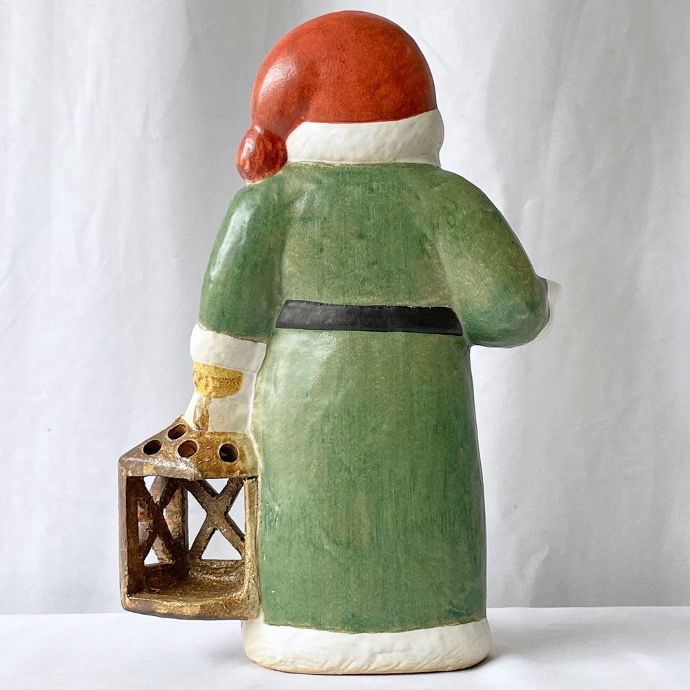 グスタフスベリ GUSTAVSBERG リサラーソン Lisa Larson サンタ トムテ Santa TOMTE キャンドルホルダー H27cm サンタオブジェ スウェーデン 北欧雑貨 ◇