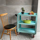 ダルトン DULTON メタルツールカート サックスブルー METAL TOOL CART SAX BLUE 3段トレー キャスター付 定価 ￥22,000- ♪