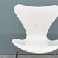 フリッツハンセン Fritz Hansen 3107 セブンチェア ホワイト ラッカー仕上げ スタッキング アルネ・ヤコブセン デンマーク 北欧家具 A ◎