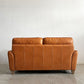 リラックスフォーム RELAX FORM コロンバス COLUMBUS Ⅱ 2人掛けソファ W164cm レザーテックス キャメル 木脚 関家具 定価￥162,800- 〓