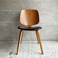 ボーコンセプト BoConcept オーフス Aarhus ダイニングチェア ウォールナット材 プライウッド PVCレザー デンマーク 北欧モダン 廃番 A ♪