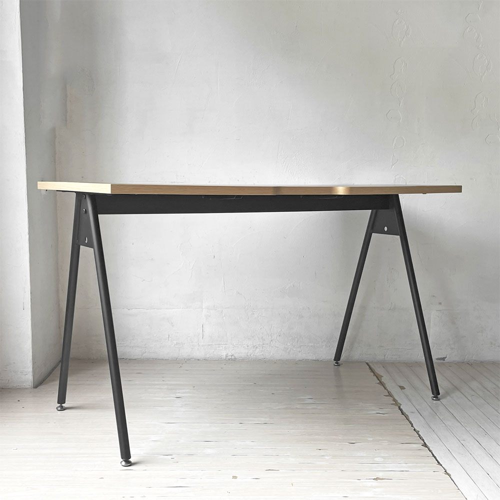 ジャーナルスタンダードファニチャー journal standard Furniture コンパスレッグデスク 平机 メラミントップ ブラック ★