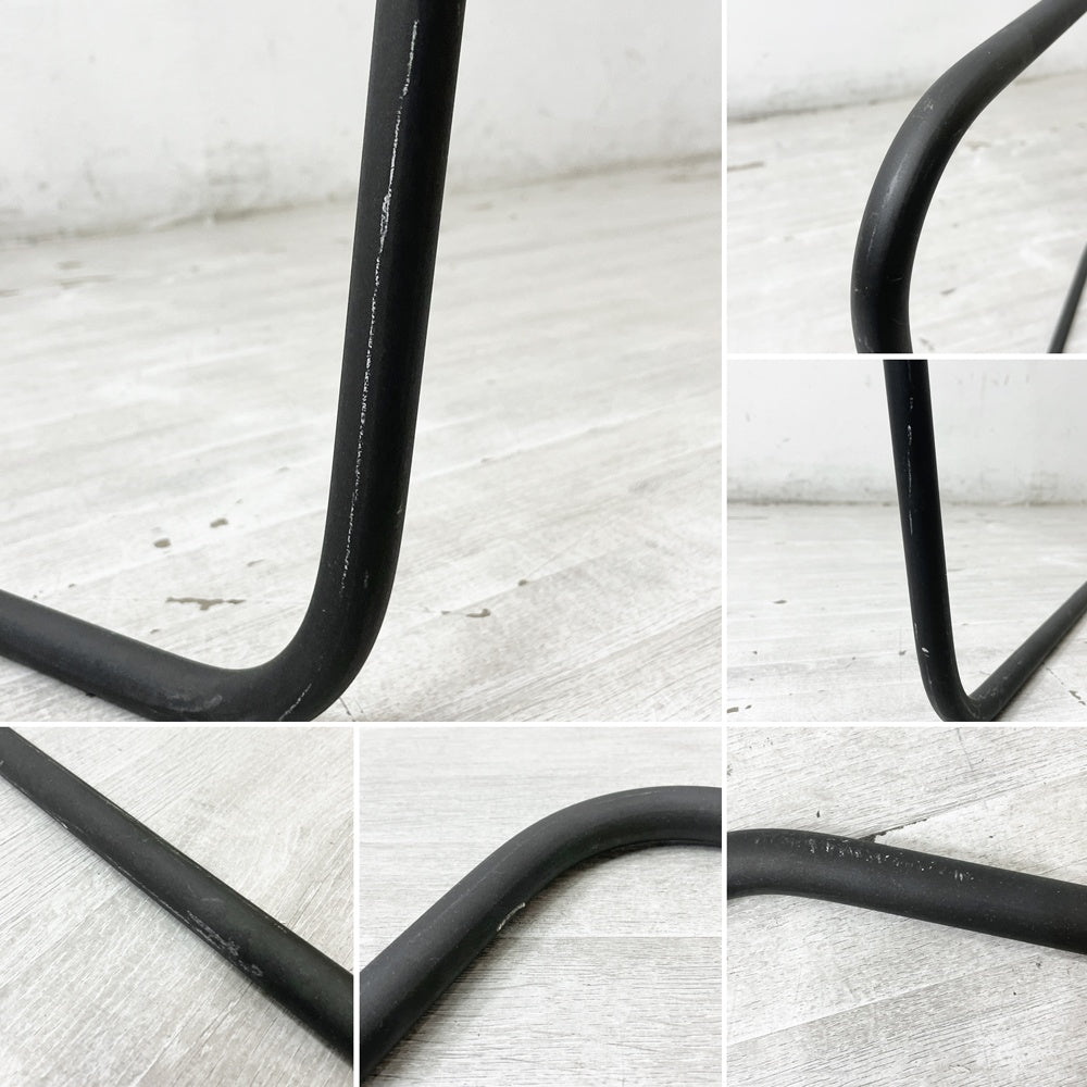 オブジェクト OBJEKTO パウリスターノ PAULISTANO ARM CHAIR アームチェア ブラックレザー パウロ・メンデス・ダ・ロシャ MoMA 参考定価￥528,000- ●