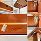 カリガリス Calligaris エクステンション ダイニングテーブル 伸長式 蛇腹 チェリー材 W147~222cm イタリアモダン ■