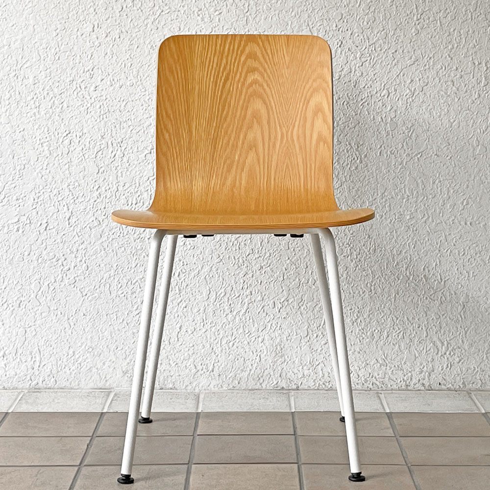 ヴィトラ vitra ハルプライチューブ HAL Ply Tube サイドチェア ダイニングチェア ジャスパー・モリソン ライトオーク アイボリー 定価80,300円 ◇