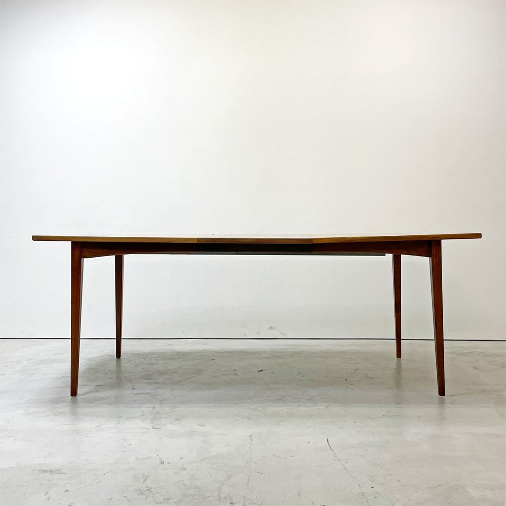 USビンテージ US Vintage エクステンション ダイニングテーブル W162.5-213cm 伸長式 ウォールナット材 北欧スタイル ミッドセンチュリー ●