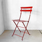 フェルモブ Fermob ビストロ BISTRO メタルチェア METAL CHAIR フォールディング ガーデンチェア レッド 折りたたみ フランス 定価¥22,000- ★