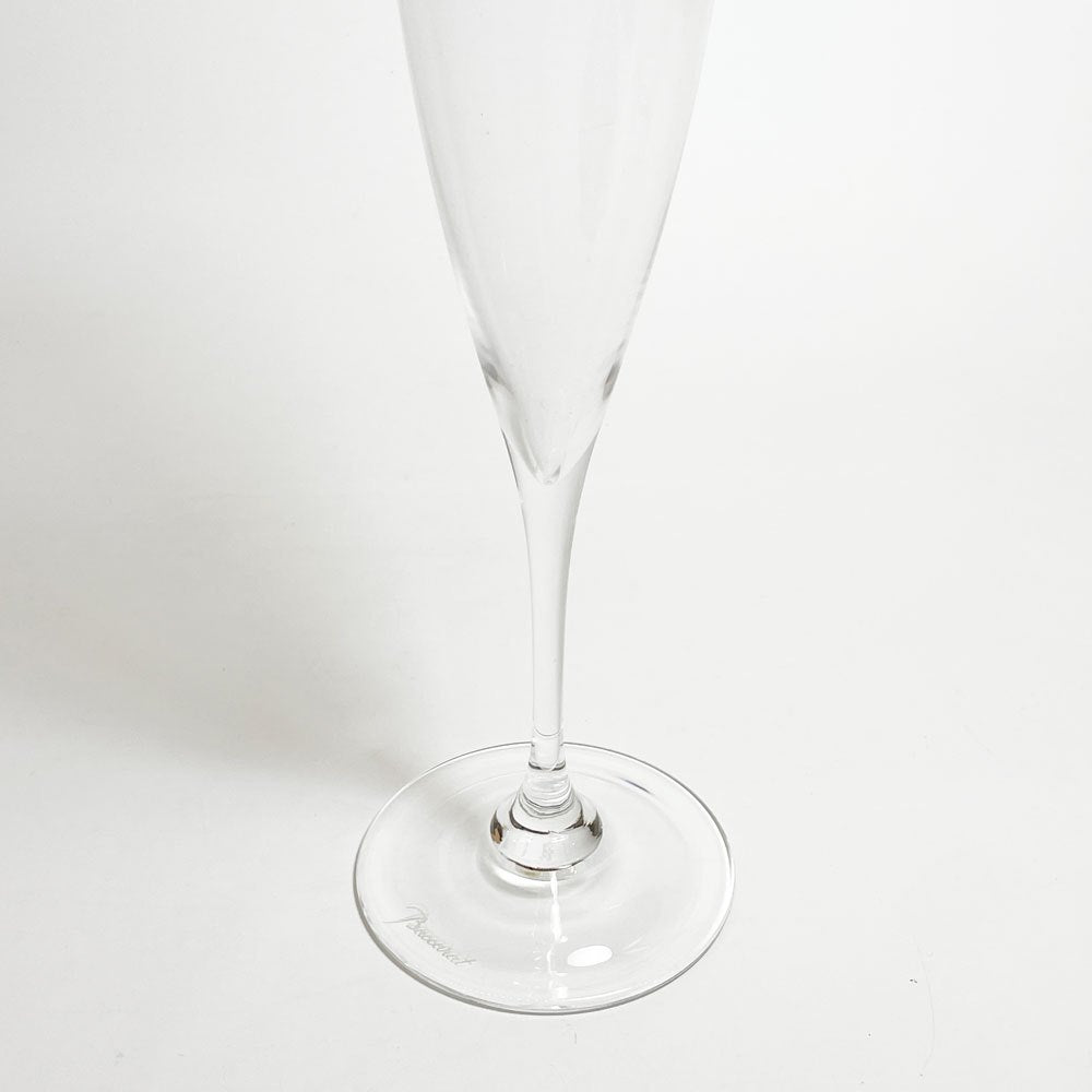 バカラ Baccarat ドンペリニョン シャンパンフルート シャンパングラス クリスタルガラス フランス 定価 ￥27,500- ★