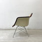 ハーマンミラー Herman Miller アームシェルチェア 2nd ビンテージ アプホルスター キャッツクレイドルベース ボーダー生地 新品張替済 C&R イームズ ミッドセンチュリー ●