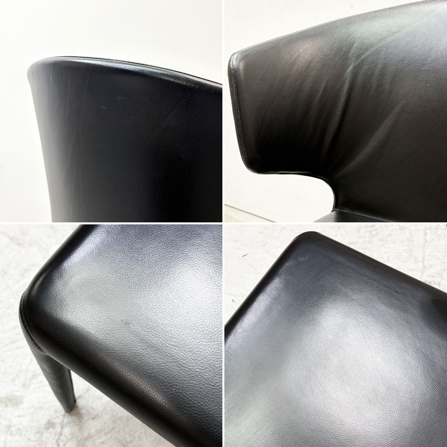 カッシーナ Cassina オラ 367 HOLA アームチェア 本革 ハンス・ウェッツスタイン モダン イタリア 定価￥429.000- ●