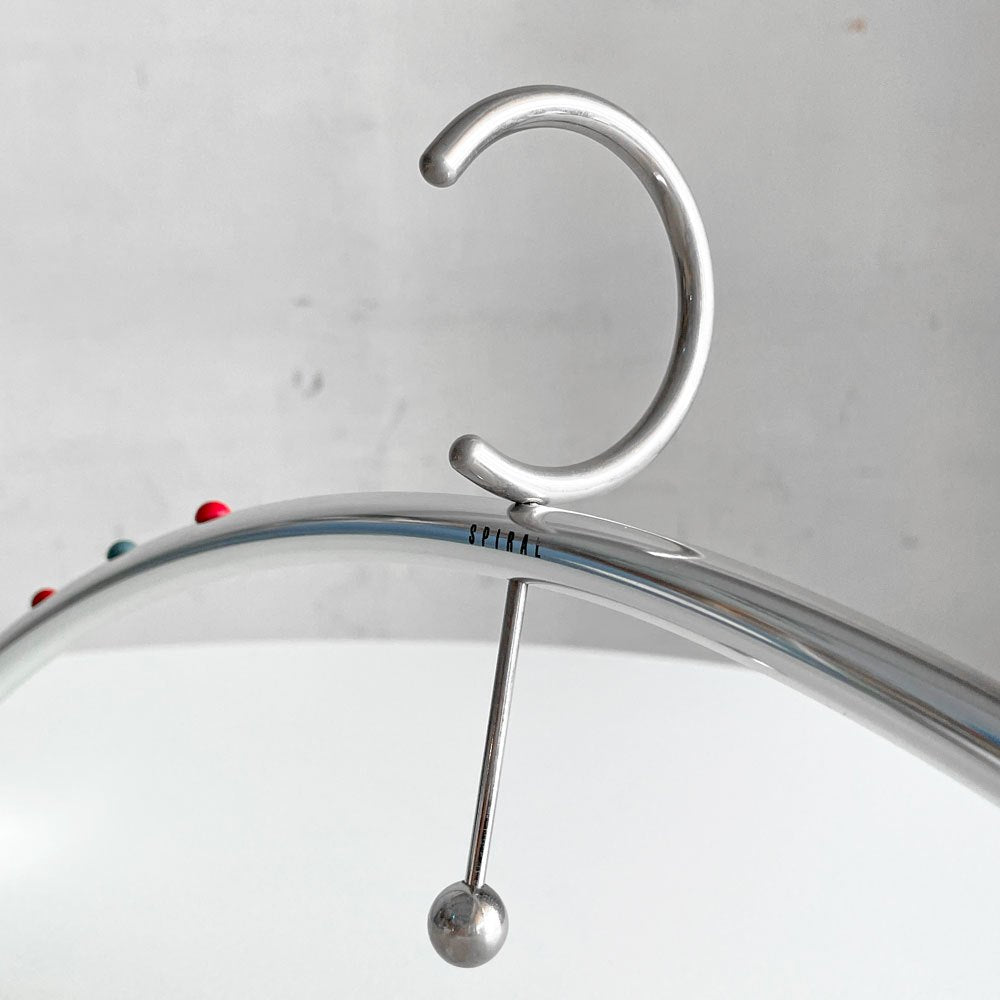 倉俣史朗 Shiro Kuramata アルミ二オ ALUMINIO ハンガー SPIRAL製 ポストモダン 廃番 希少 B ■