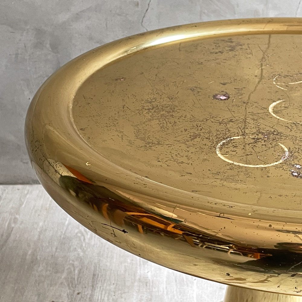 トムディクソン Tom Dixon スパンテーブル ショート ブラス SPUN TABLE SHORT BRASS 真鍮 サイドテーブル 定価￥341,000-♪