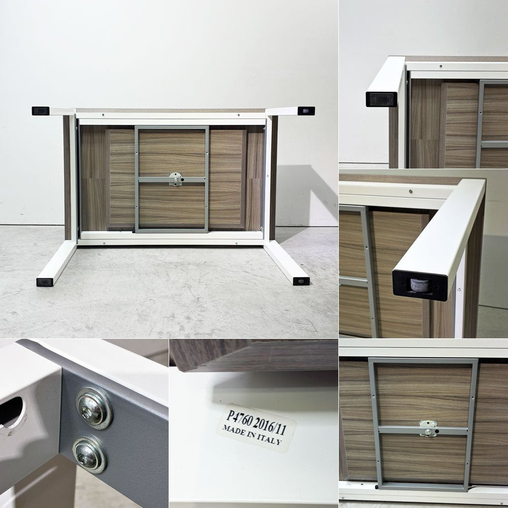 カリガリス Calligaris コヌビア connubia バロン BARON エクステンションダイニングテーブル 伸長式 EXテーブル ラミネート天板 イタリアンモダン ●