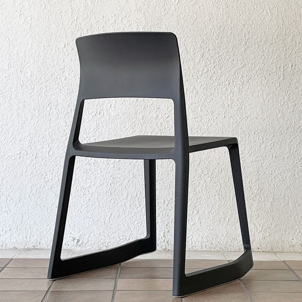 ヴィトラ Vitra ティプトン Tip Ton ワークチェア ダイニングチェア デスクチェア ブラック スタッキング チルト機能 定価￥47,300- ◇