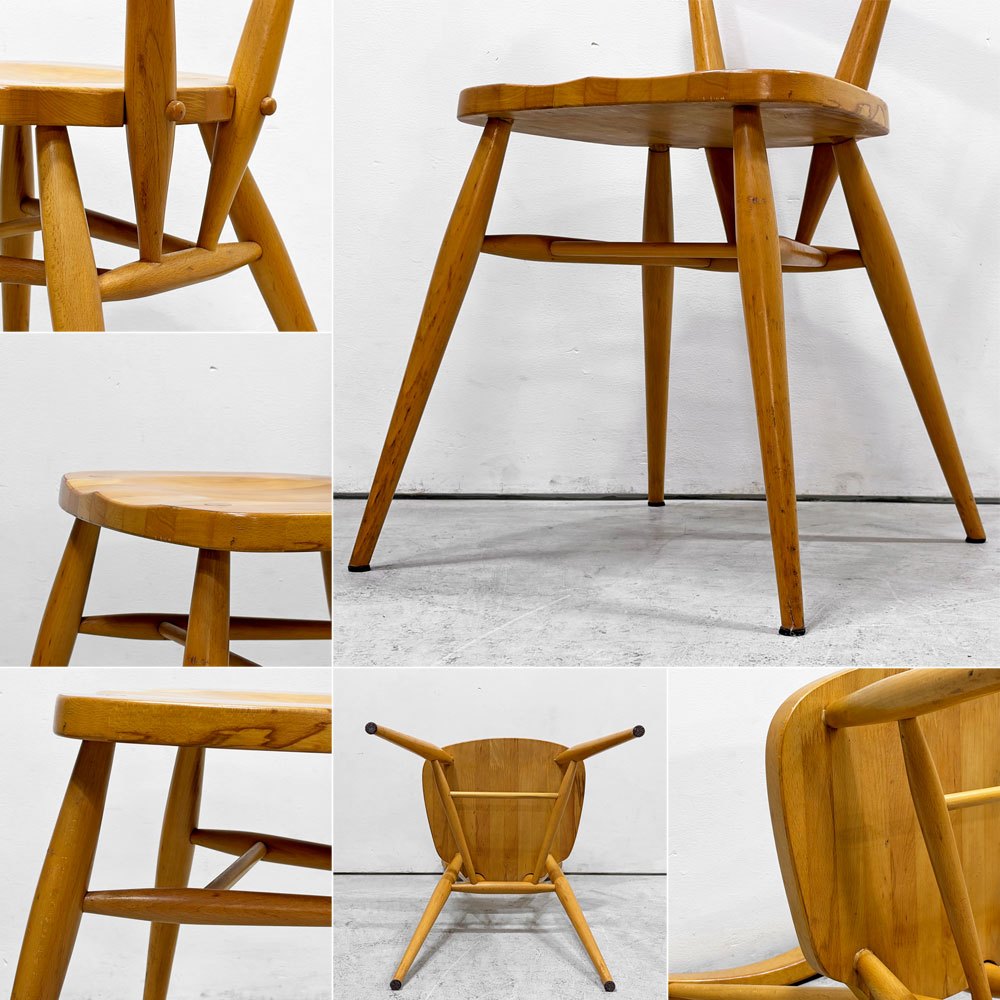 イデー IDEE FORME 1950 スタッキングチェア ダイニングチェア 80's ビンテージ 英国スタイル ●