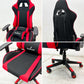 IODOOS ゲーミングチェア gaming chair デスクチェア 180度リクライニング クッション付属 レッド ●