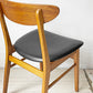 ファーストラップ FARSTRUP サイドチェア No.210 ダイニングチェア チーク材×ビーチ材 レザー デンマーク 北欧ビンテージ ★