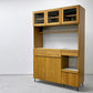 アデペシュ a.depeche カデル cadeal キッチンボード ｗ120 食器棚 オーク材 ガラス コンセント付 定価¥173,800- ●