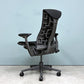 ハーマンミラー Herman Miller エンボディチェア デスクチェア オフィスチェア ジェフ・ウェバー ビル・スタンフ シンク ファブリック ブラック 2013年製 ◎