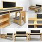 みのりの minorino キッズデスク デュオセット シェルフ KIDS DESK DUO SET SHELF ペグボード PEGBOARD ラバー無垢材 Forbo社製リノリウム 定価 ¥169,500- ●