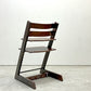 ストッケ STOKKE トリップトラップ TRIPP TRAPP ベビーチェア キッズチェア S/N無し ブラウン ノルウェー 北欧家具 ●