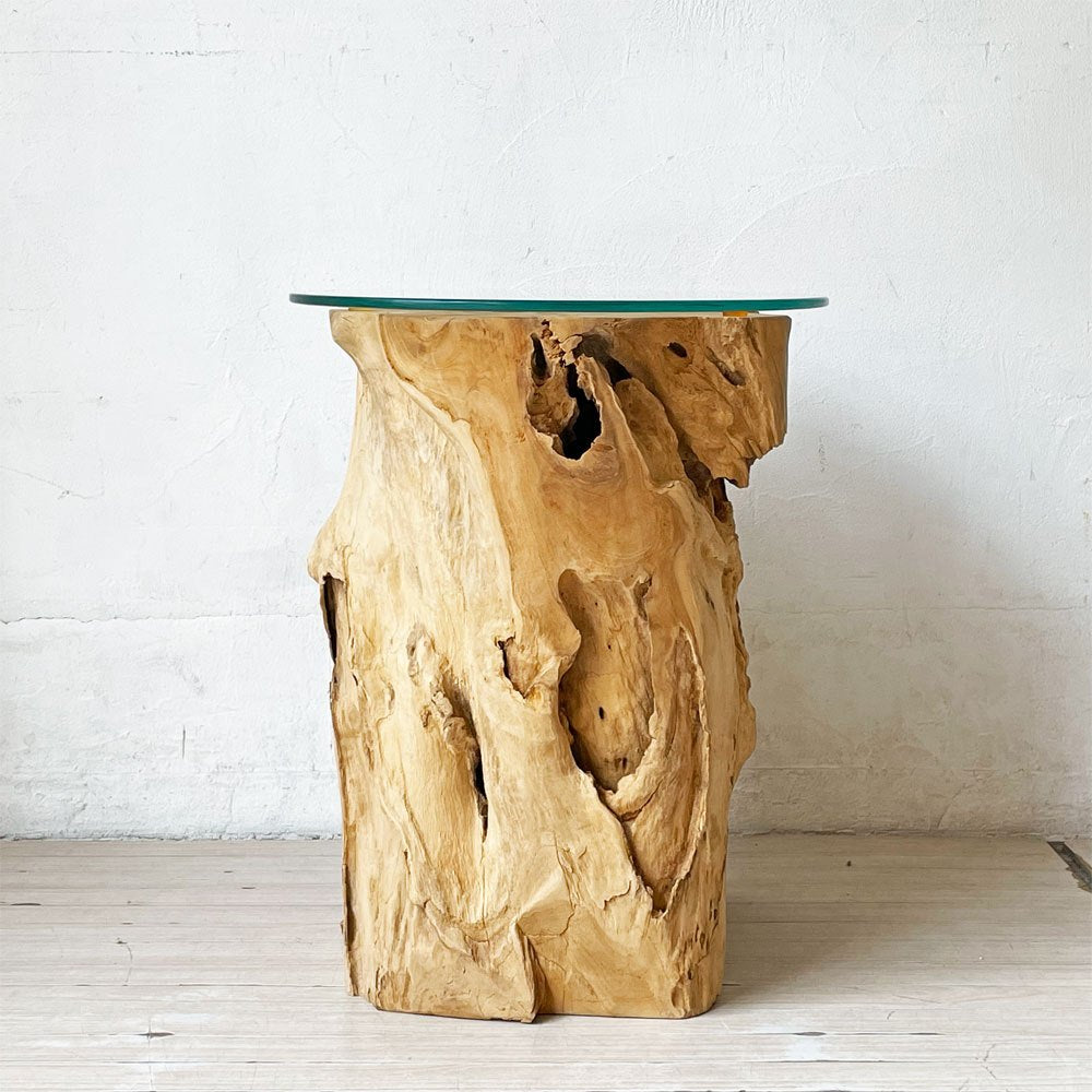 ダリールズ DAREELS トアーサイドテーブル TOOR SIDE TABLE アジアンチーク デビッド・ジョフラ 古材 定価￥62,700- ★